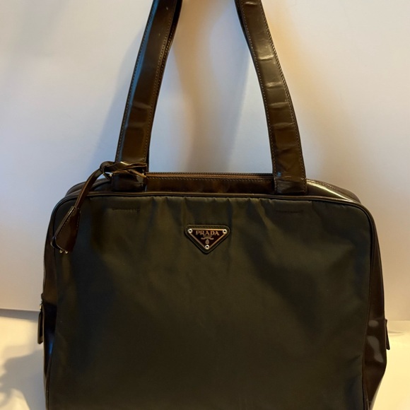Prada Dark Brown Shoulder Bag - Picture 1 of 9
